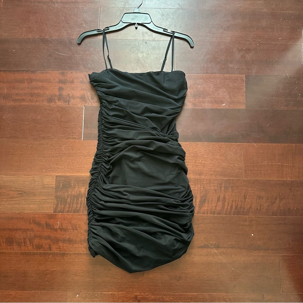Aritzia Ten By Babaton Alias Mesh Mini Dress